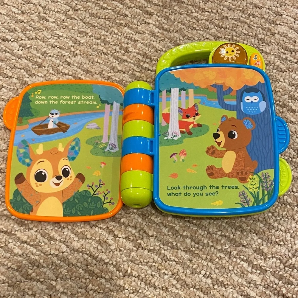 Lot of 4 Baby Toys Penguin Dinosaur Interactive Book and Soothing Hedgehog - Picture 4 of 15